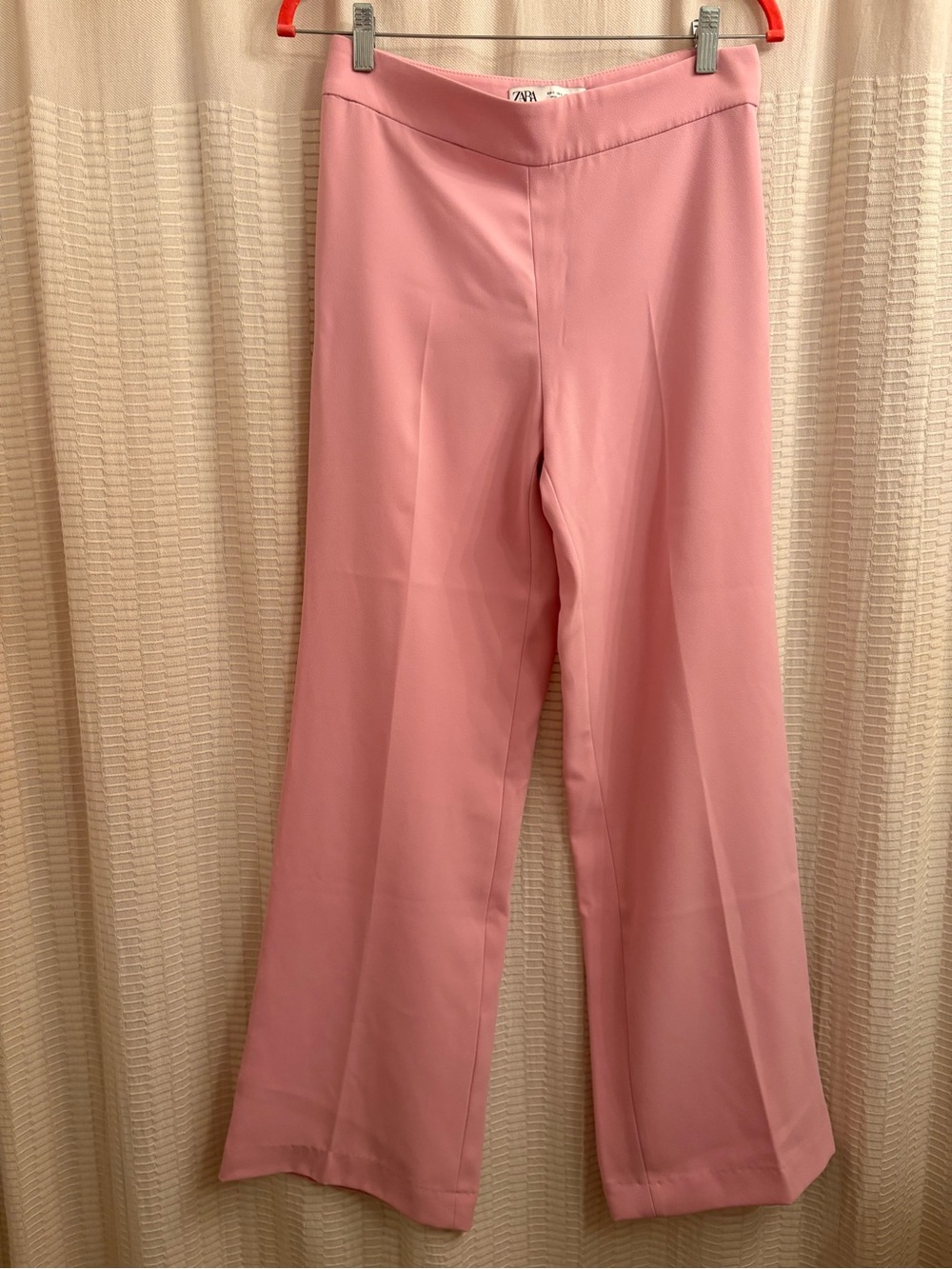 ZARA Blush Pink Wide-Leg Trousers